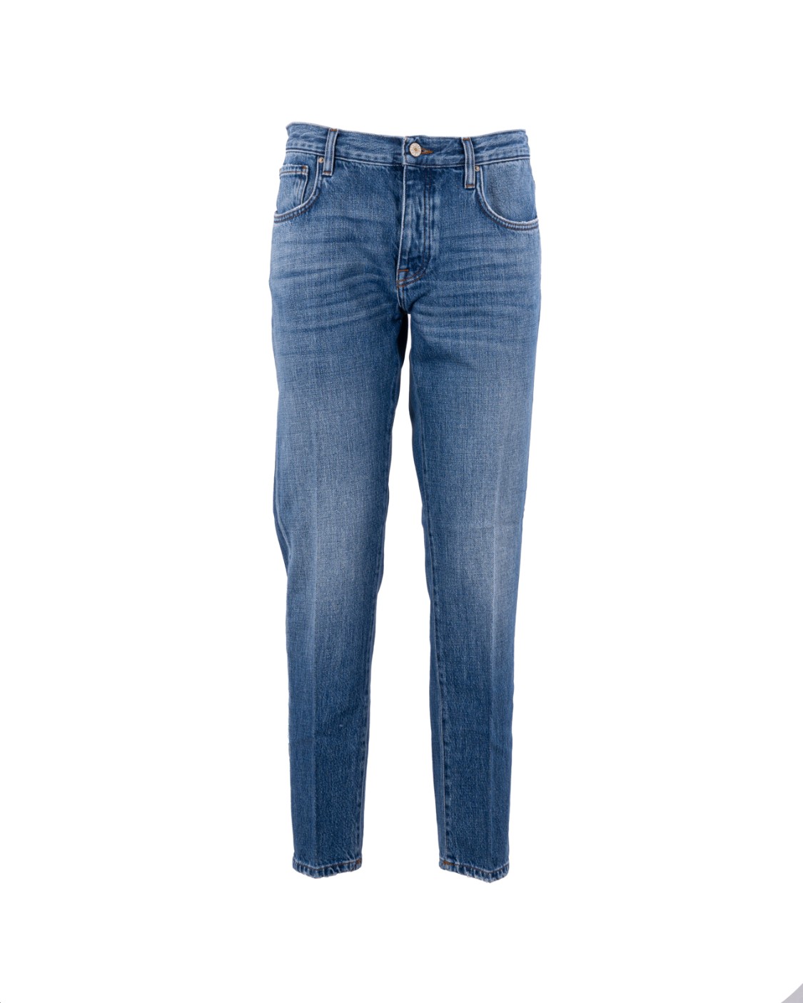 shop DON THE FULLER  Jeans: Don The Fuller denim "Marika".
Boyfriend fit, vita bassa.
Bottone oro rosa, salpa in pelle rosa, pallino dorato.
Composizione: 100% cotone.
Made in Italy.. MARIKA DTF-D number 6104229
